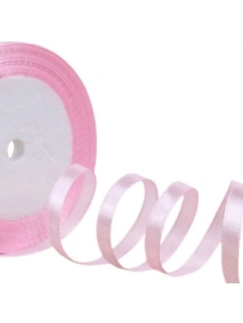 Saten Kurdele 2 Cm 10 Metre Açık Pembe