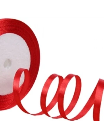 Saten Kurdele 2 Cm 10 Metre Kırmızı