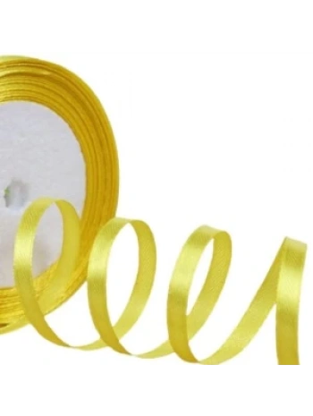 Saten Kurdele 2 Cm 10 Metre Sarı