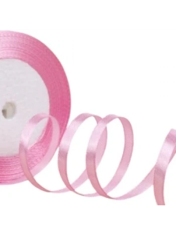 Saten Kurdele 3 Cm 10 Metre Toz Pembe