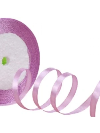Saten Kurdele 6 Mm Lila 2 Metre