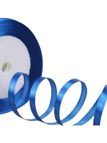 Saten Kurdele 6 Mm Petrol Mavisi 2 Metre