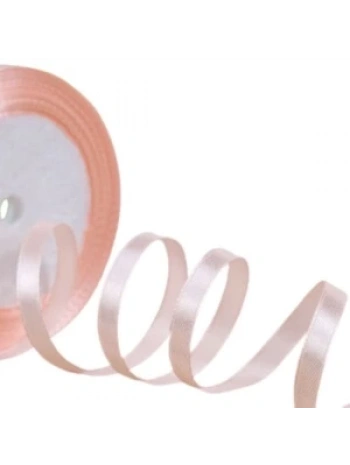 Saten Kurdele 6 Mm Pudra 2 Metre