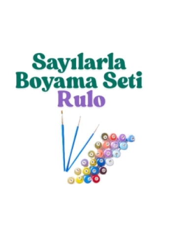 Sayılarla Boyama Seti Rulo