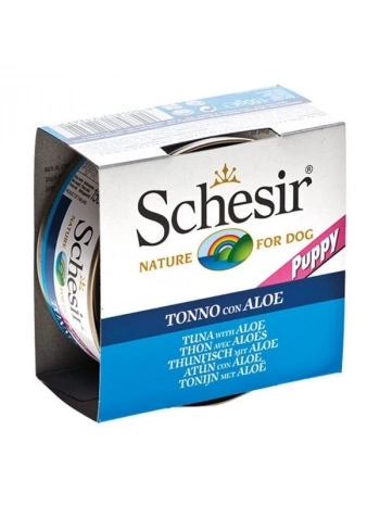 Schesir Aloevera ve Ton Balıklı Jöleli Konserve Köpek Maması 150 Gr