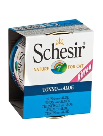 Schesir Kitten Ton Balıklı ve Aloeveralı Yavru Kedi Konservesi 85 Gr