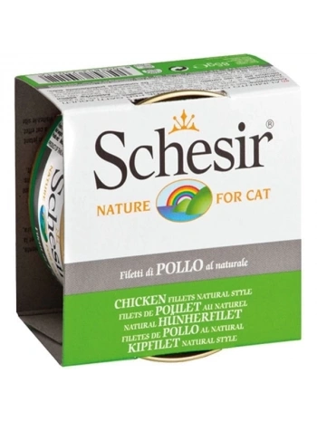 Schesir Tavuklu Naturel Konserve Kedi Maması 85 Gr