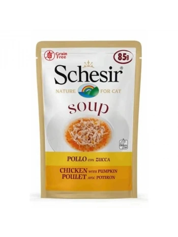 Schesir Yabani Ton Balıklı ve Balkabaklı Kedi Çorbası 85 Gr