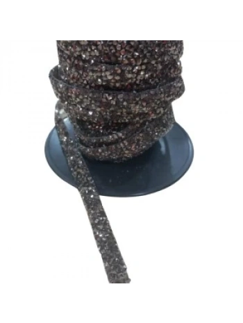 Silikonlu Yapıştırma Taş Şerit 2 Cm Siyah 1 Metre