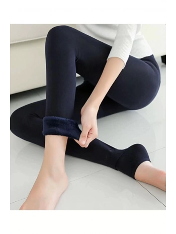 Siyah Peluş Tayt Pt580-1