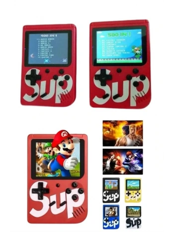 Sup Atari Retro 400 Nostalji Oyunlu Mini Atari Taşınabilir Oyun Konsolu