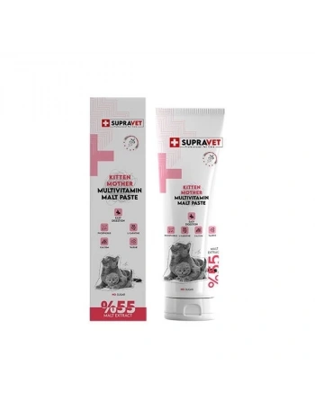 Supravet Kitten & Mother Multivitamin Malt Paste Kedi Macunu 100 Gr