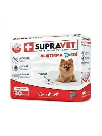 Supravet Köpek Tuvalet Alıştırma Pedi 30 Adet 60x90 Cm