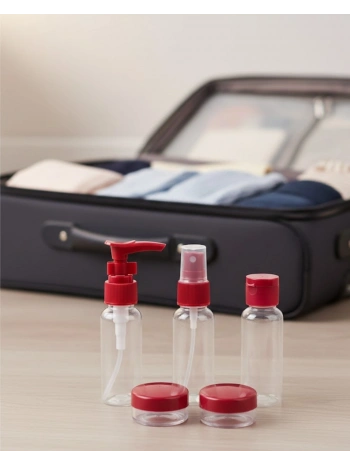 Taşınabilir 5 Parça Seyahat Kozmetik Dolum Seti 30 ml