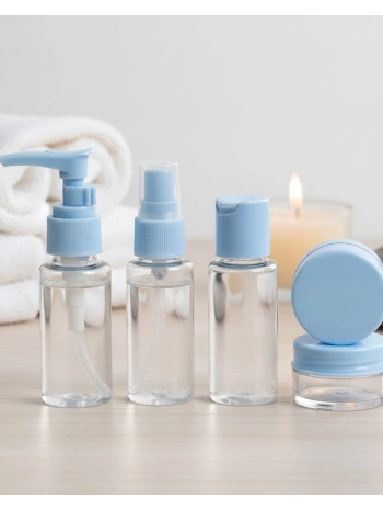 Taşınabilir 5 Parça Seyahat Kozmetik Seti 30 ml Sızdırmaz