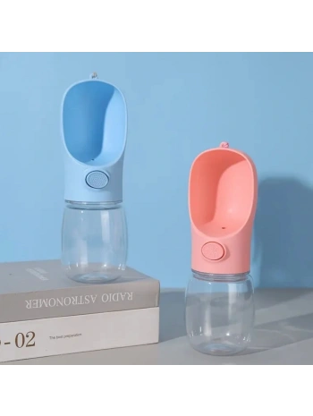 Taşınabilir Butonlu 350 ml Evcil Hayvan Suluğu (5047)