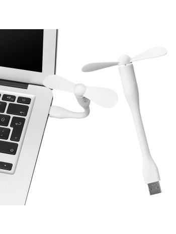 TAŞINABİLİR ESNEK BEYAZ USB MİNİ FAN SL-UF05 (5047)