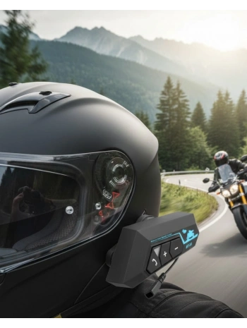 Telsiz Bluetooth Kask Kulaklık Handsfree Mikrofonlu