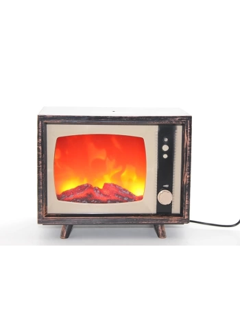Tv Tasarımlı Ledli Şömine Lamba Aalk2511
