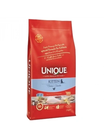 Unique Tavuklu Düşük Tahıllı Yavru Kedi Maması 2 Kg