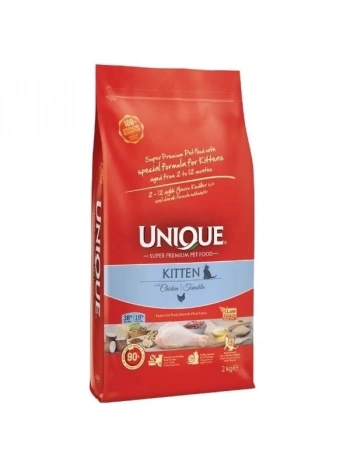 Unique Tavuklu Düşük Tahıllı Yavru Kedi Maması 7 Kg