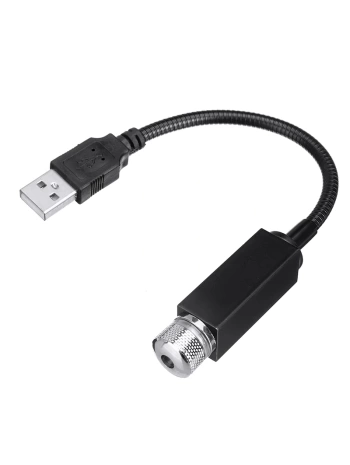 USB ARAÇ İÇİ DEKORATİF LED IŞIK MAVİ (5047)