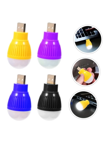USB BEYAZ GECE LAMBASI MİNİ AMPUL AYDINLATMA (5047)