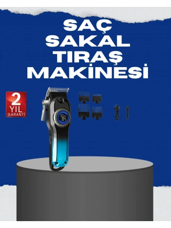 USB Type-C Şarjlı Kablosuz/Kablolu Erkek Tıraş Makinesi