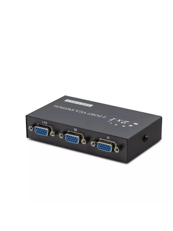 Vga Switch 54 Mhz 2 Giriş 1 Çikiş Butonlu Geçiş 2 Port HDX1280
