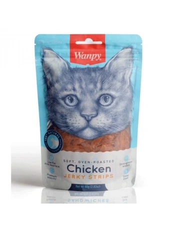 Wanpy Oven Roasted Tavuklu Yumuşak Taneli Kedi Ödül Maması 80 Gr