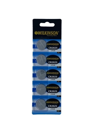 Wılkınson 2025 3v Lityum Düğme Pil 5li Paket