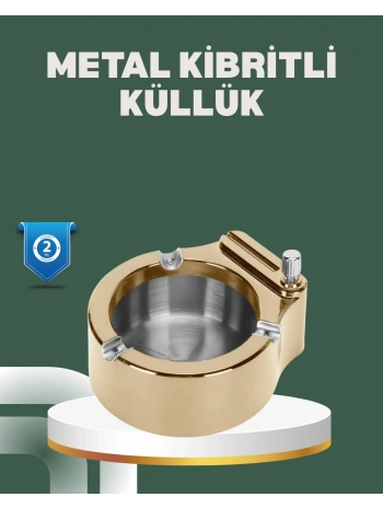 Yeniden Doldurulabilir Çakmaklı Küllük Dayanıklı Yapı