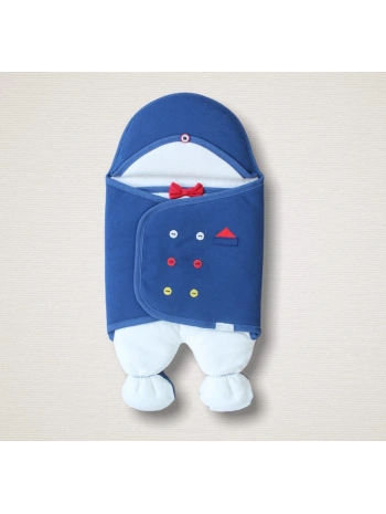 Yenidoğan Smokin Centilmen Ayaklı Erkek Bebek Kundak