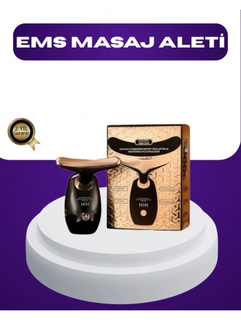 Yüz ve Boyun İçin Cilt Sıkılaştırıcı Masaj Cihazı
