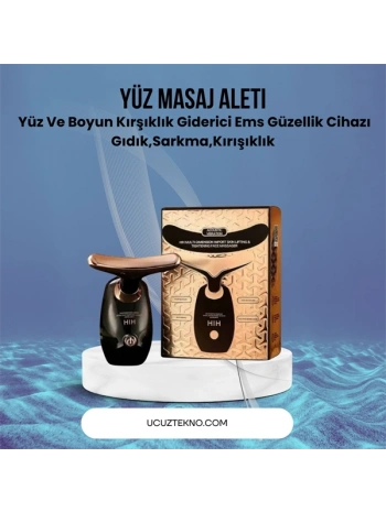 Yüz ve Boyun Masaj Aleti – Yunus Tasarım, Kırışık Görünümü Giderici