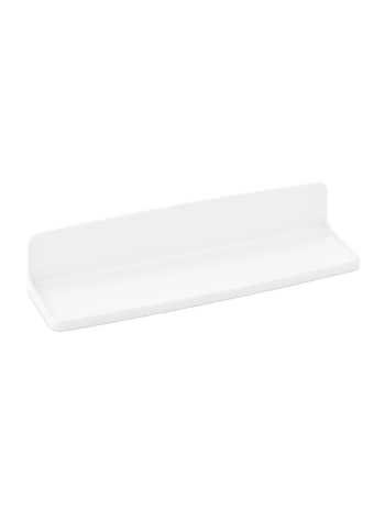 ZEN ETEJER BEYAZ SERT PLASTİK YAPIŞKANLI - DUVARA MONTE 8X29.5CM (5047)
