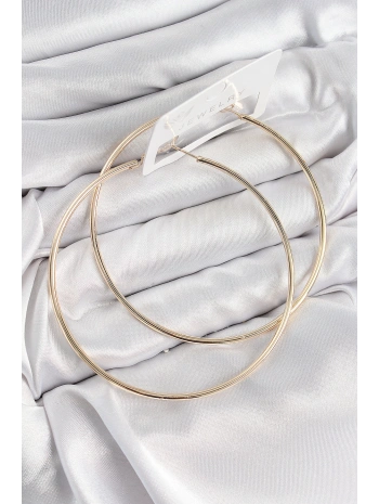 Pirinç Halka Model Gold Renk Kadın Küpe