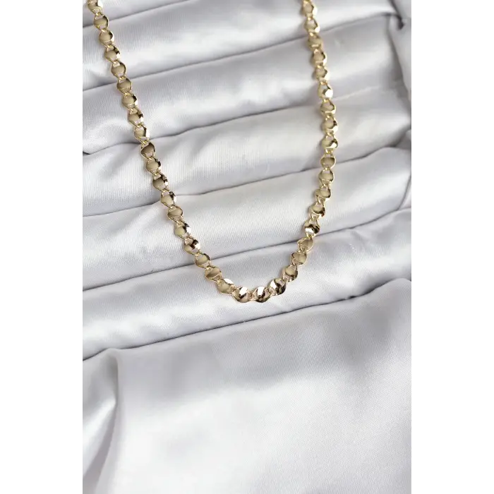 14K Gold Renk Kaplama Zincir Model CM Kadın Kolye