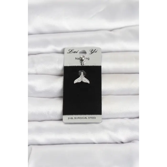 316L Cerrahi Çelik Dolphin Kuyruk Model Göbek Piercing