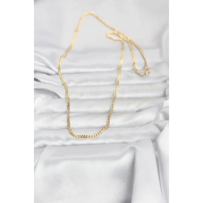 CM 14K Gold Renk 60 cm Zincir Kadın Kolye