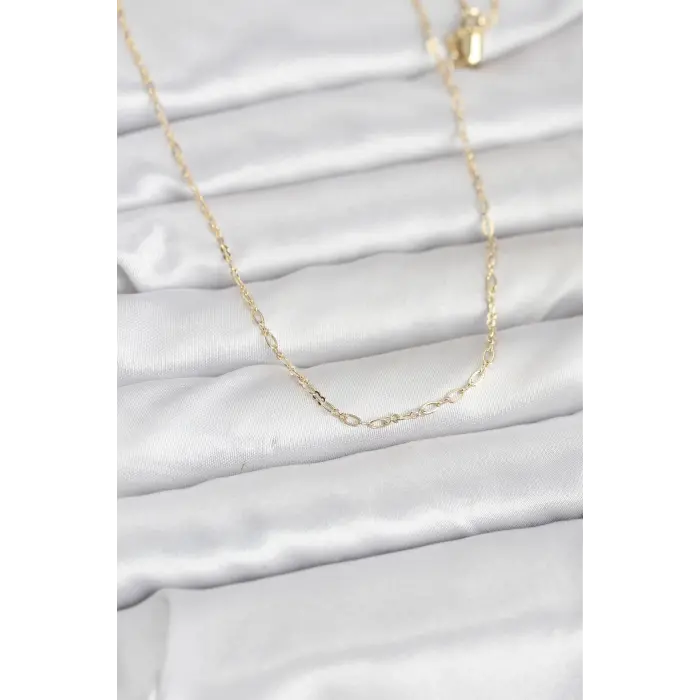 CM 14K Gold Renk 60 cm Zincirli Kadın Kolye