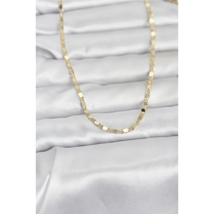 CM 14K Gold Renk Ezme Zincir 60 cm Kadın Kolye