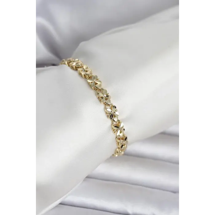 Xuping Kelebek Model Gold Renk Kadın Bileklik