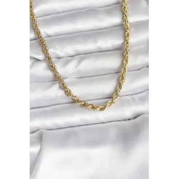 14K Gold Renk Kaplama Burgu Model CM Kadın Kolye
