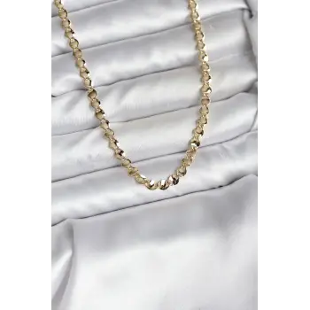 14K Gold Renk Kaplama Zincir Model CM Kadın Kolye