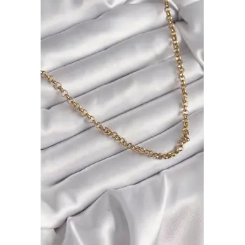 316L Çelik Gold Renk Kadın Kolye