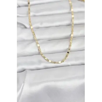 CM 14K Gold Renk Ezme Zincir 60 cm Kadın Kolye