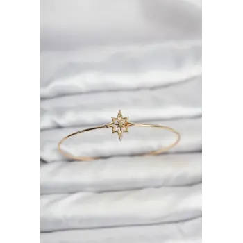Kutup Yıldızı Model Gold Renk Bileklik