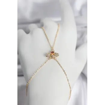 Pirinç Gold Renk Sinek Model Kadın Şahmeran