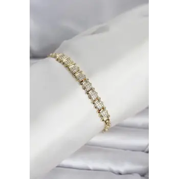 Xuping Model Zirkon Taşlı Gold Renk Kadın Bileklik